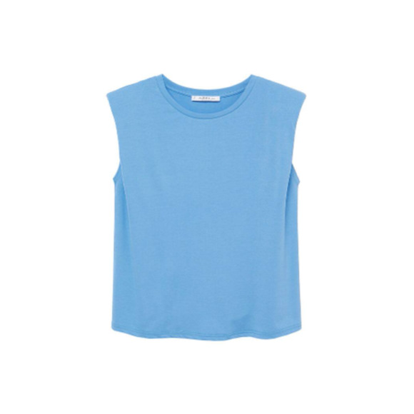 #16 Mango Padded shoulders t-shirt - Picture 4 of 10